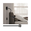 Wandleuchte Spostaluce Flex 30 schwenkbar mit GU10-Spot – Schwarz, UK – Foto 2