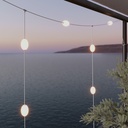 Guirlande lumineuse d'extérieur en grille à 7 lumières IP67 Marina GRID – Blanc sable, UE – photo 3
