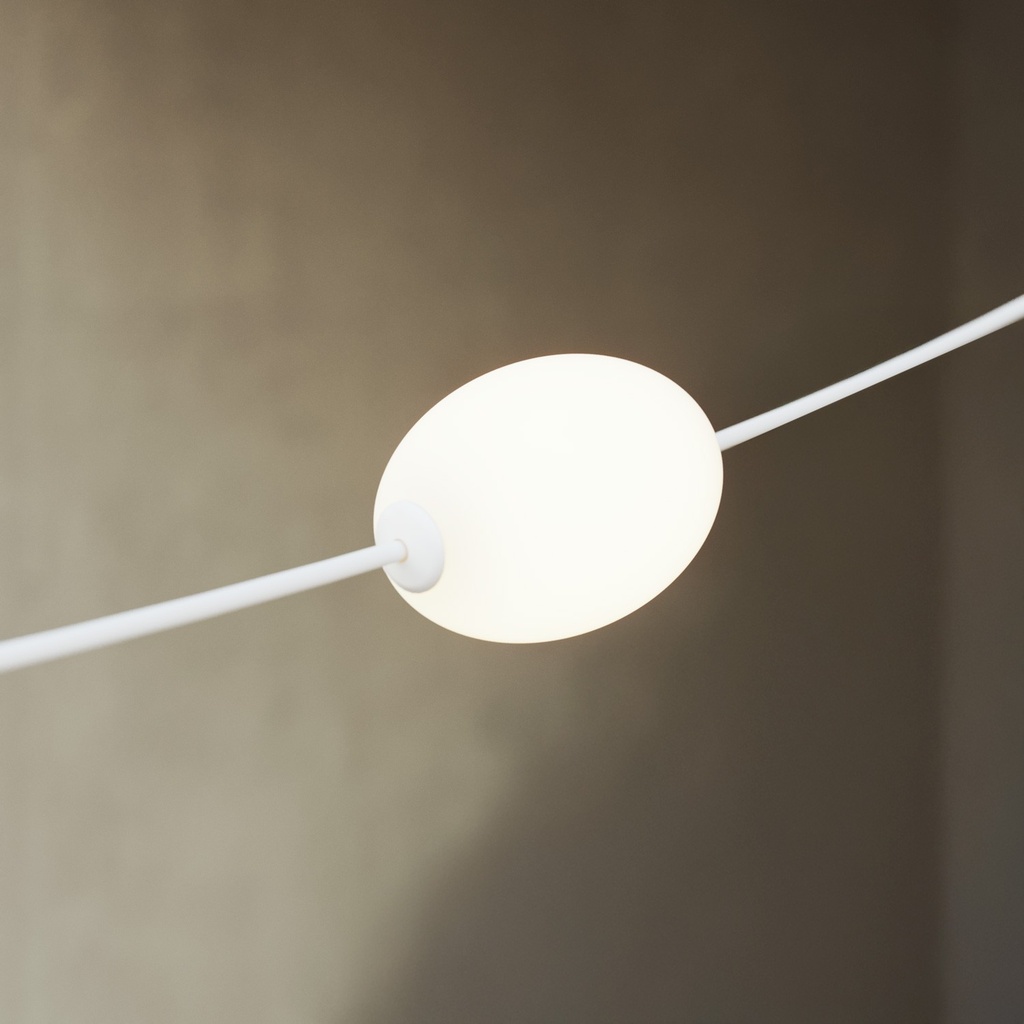 Guirlande lumineuse d'extérieur en grille à 7 lumières IP67 Marina GRID – Blanc sable, UE – photo 6