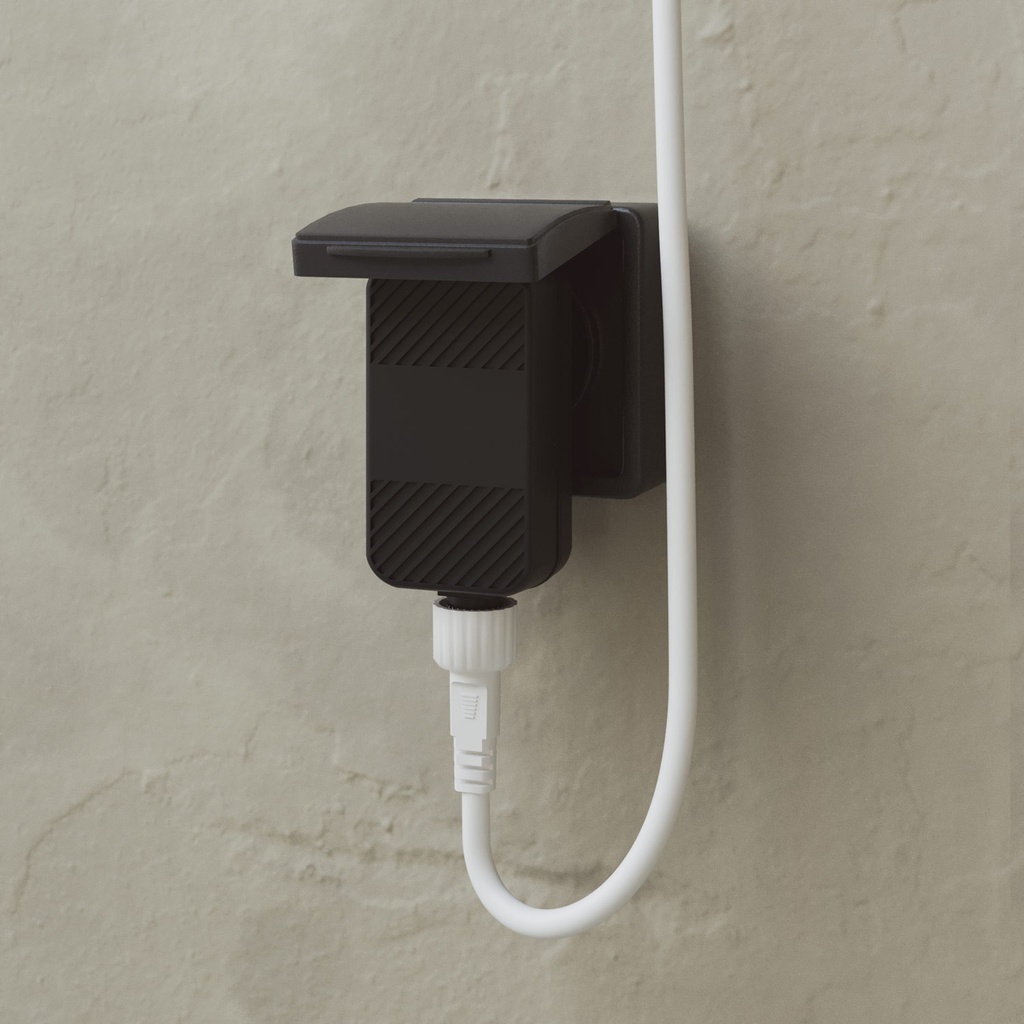 Guirlande lumineuse d'extérieur en grille à 7 lumières IP67 Marina GRID – Blanc sable, UE – photo 9