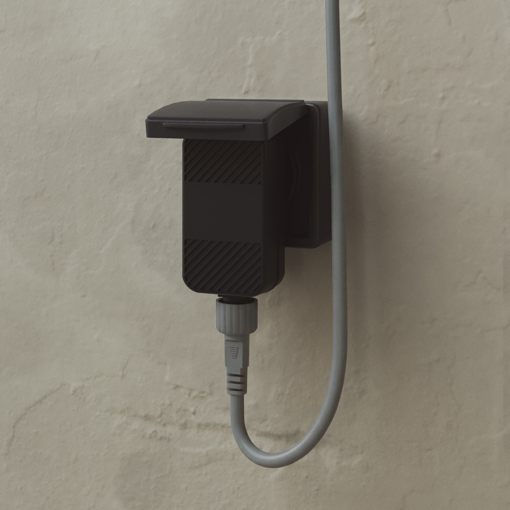 3-light outdoor string light IP67 Marina3 Cherry – Grey, EU, 70 cm – photo 6