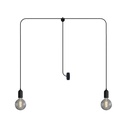 Suspension d'extérieur IP65 T-Snake Modulair à 2 lumières – Sans ampoule, Noir – photo 6
