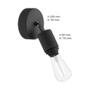 Applique pour abat-jour Fermaluce Modulair ELEGANT avec articulation rotative et douille IP65 – Sans ampoule, Blanc – photo 6