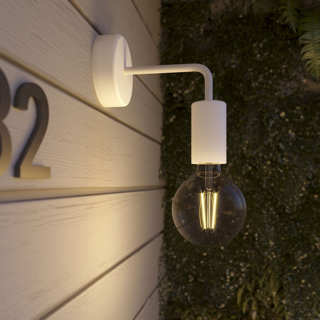 Applique Fermaluce Modulair ELEGANT con estensione a L IP65 waterproof – Senza lampadina, Bianco – foto 3