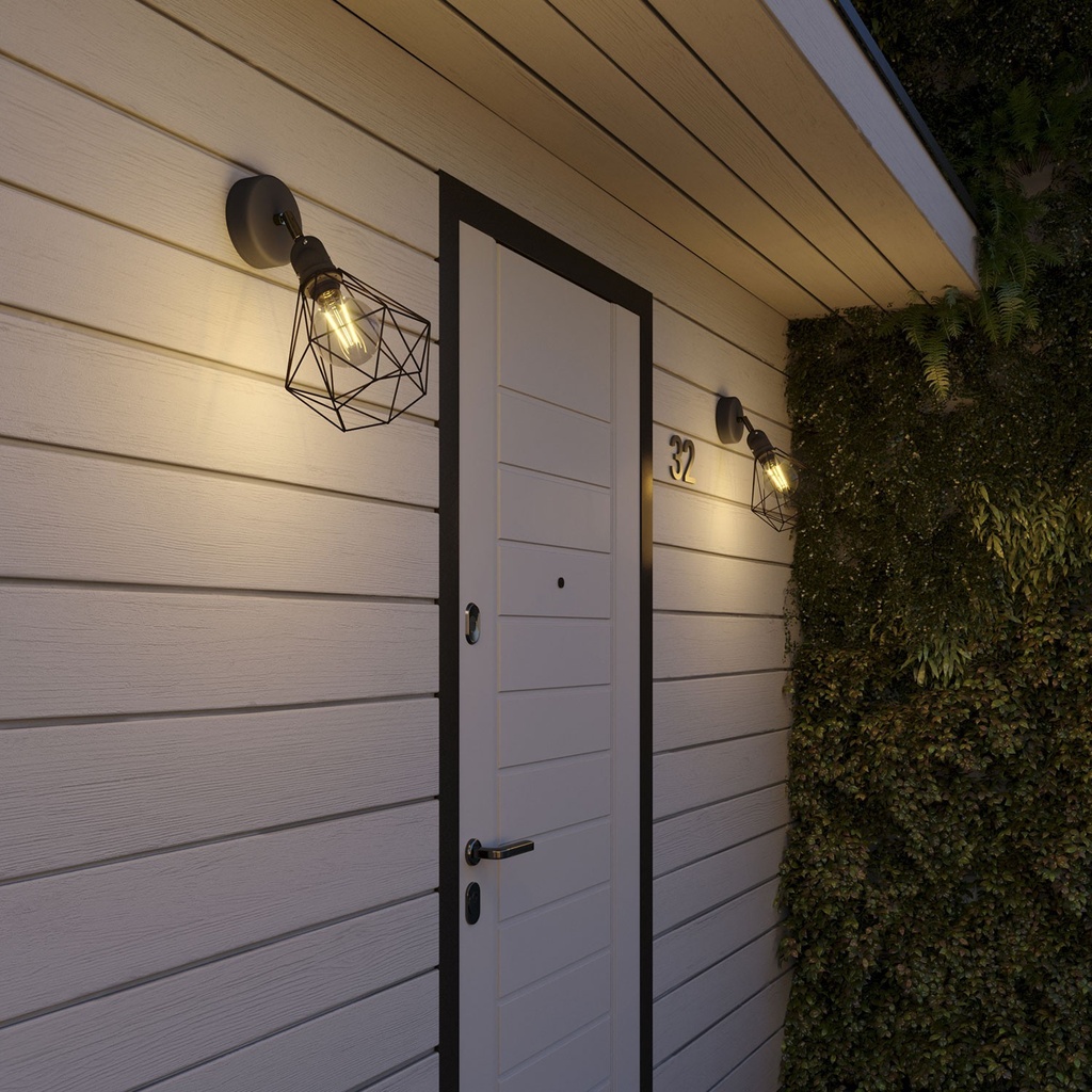 Applique Fermaluce Modulair con paralume Diamond, snodo orie 1