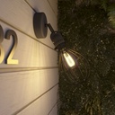 Applique Fermaluce Modulair con paralume Drop snodo e portalampada IP65 – Senza lampadina, Nero – foto 3