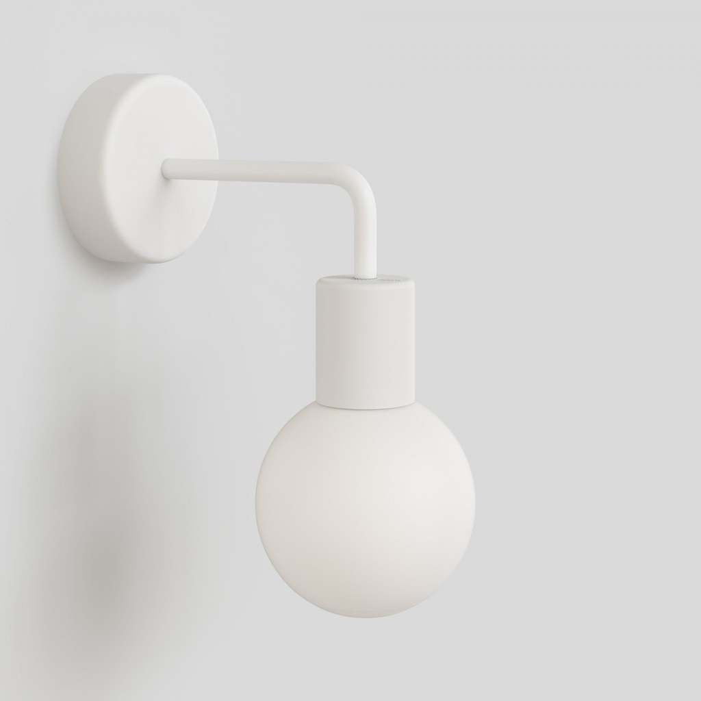 Applique d'extérieur Modulair avec extension en L et sphère Unbreak-a-Ball – Sans ampoule, Blanc – photo 4