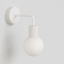 Applique d'extérieur Modulair avec extension en L et sphère Unbreak-a-Ball – Sans ampoule, Blanc – photo 4