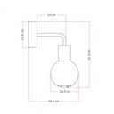Applique d'extérieur Modulair avec extension en L et sphère Unbreak-a-Ball – Sans ampoule, Blanc – photo 7
