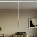 Track pendant lamp with textile cable and Tub-E14 – Without bulb, Powergear – photo 2