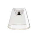 Track suspension lamp with transparent cone Ghost bulb – White, Powergear – photo 5
