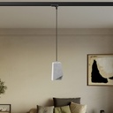 Pendant lamp for tracks with Prisma concrete lampshade – Without bulb, Light cement, Powergear – photo 2