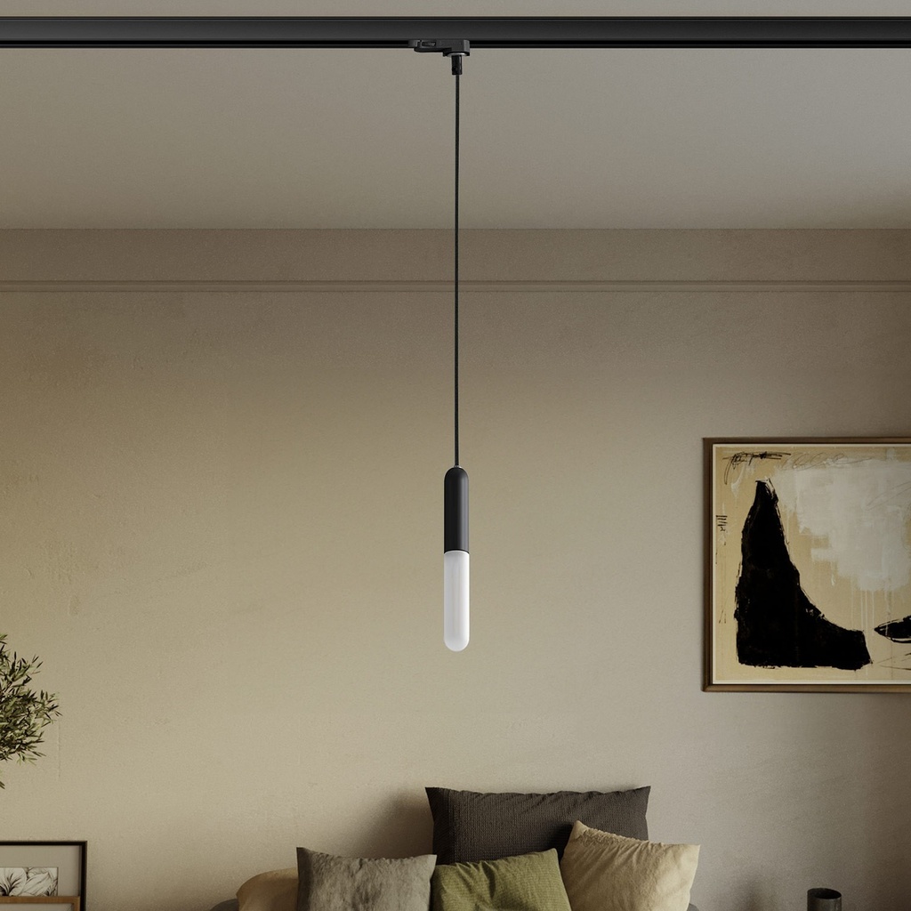 Lampada a sospensione con portalampada E14 P-Light per binari – Senza lampadina, Powergear – foto 2