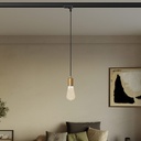 Pendant lamp for tracks with satin metal finish – Without bulb, Brushed bronze, Powergear – photo 2