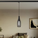 Track suspension lamp with Magnum bottle shade – Without bulb, Powergear – photo 2