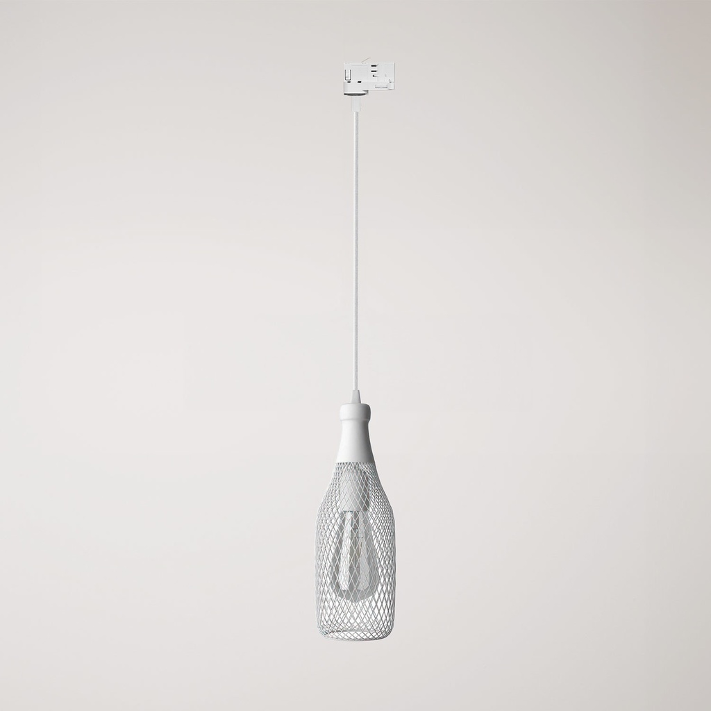Track suspension lamp with Magnum bottle shade – photo 7