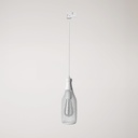 Track suspension lamp with Magnum bottle shade – photo 7
