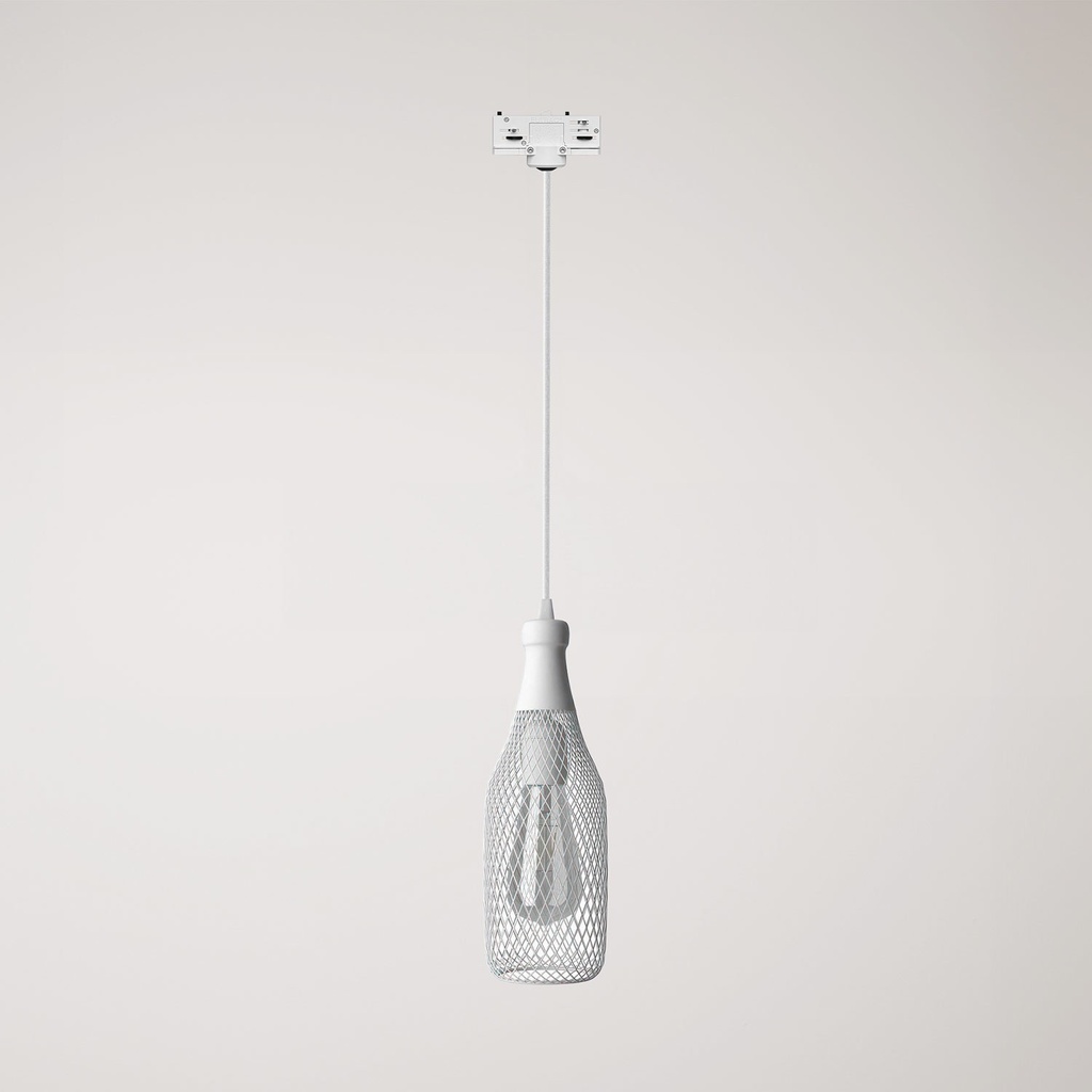 Track suspension lamp with Magnum bottle shade – photo 8