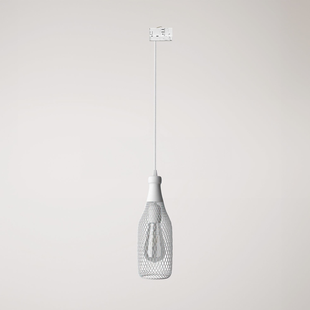 Track suspension lamp with Magnum bottle shade – photo 9