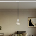 Plafoniera per binari in metallo – Senza lampadina, Bianco, Powergear – foto 2