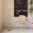 Lampadaire MAG-Y avec base ronde et ampoule Ghost transparente – Bronze satiné – photo 2