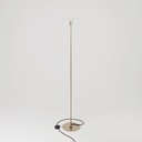 Lampadaire MAG-Y avec base ronde et ampoule Ghost transparente – Bronze satiné – photo 3