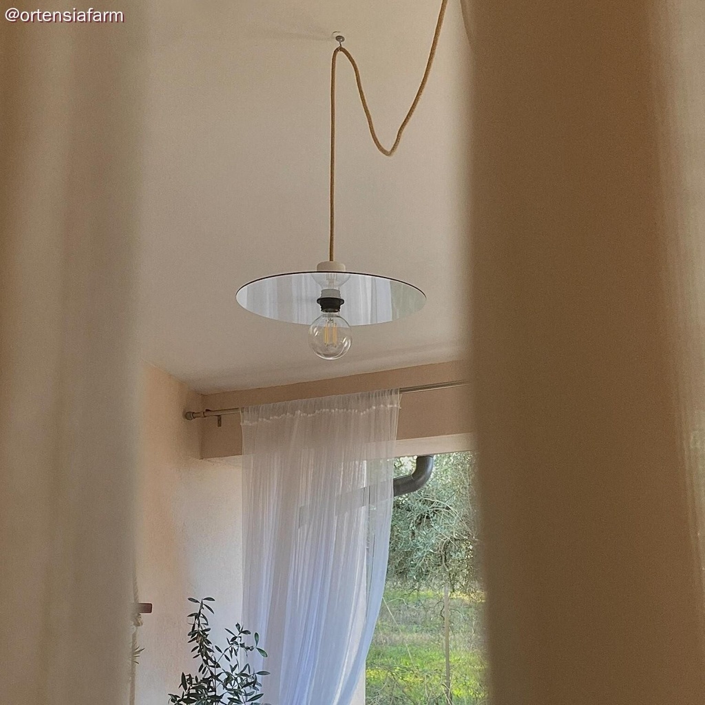 Cavo elettrico tessile rotondo in juta e lino RN 2x0.75mm / 3x0.75mm – Juta naturale, 2x0,75 mm² – foto 9