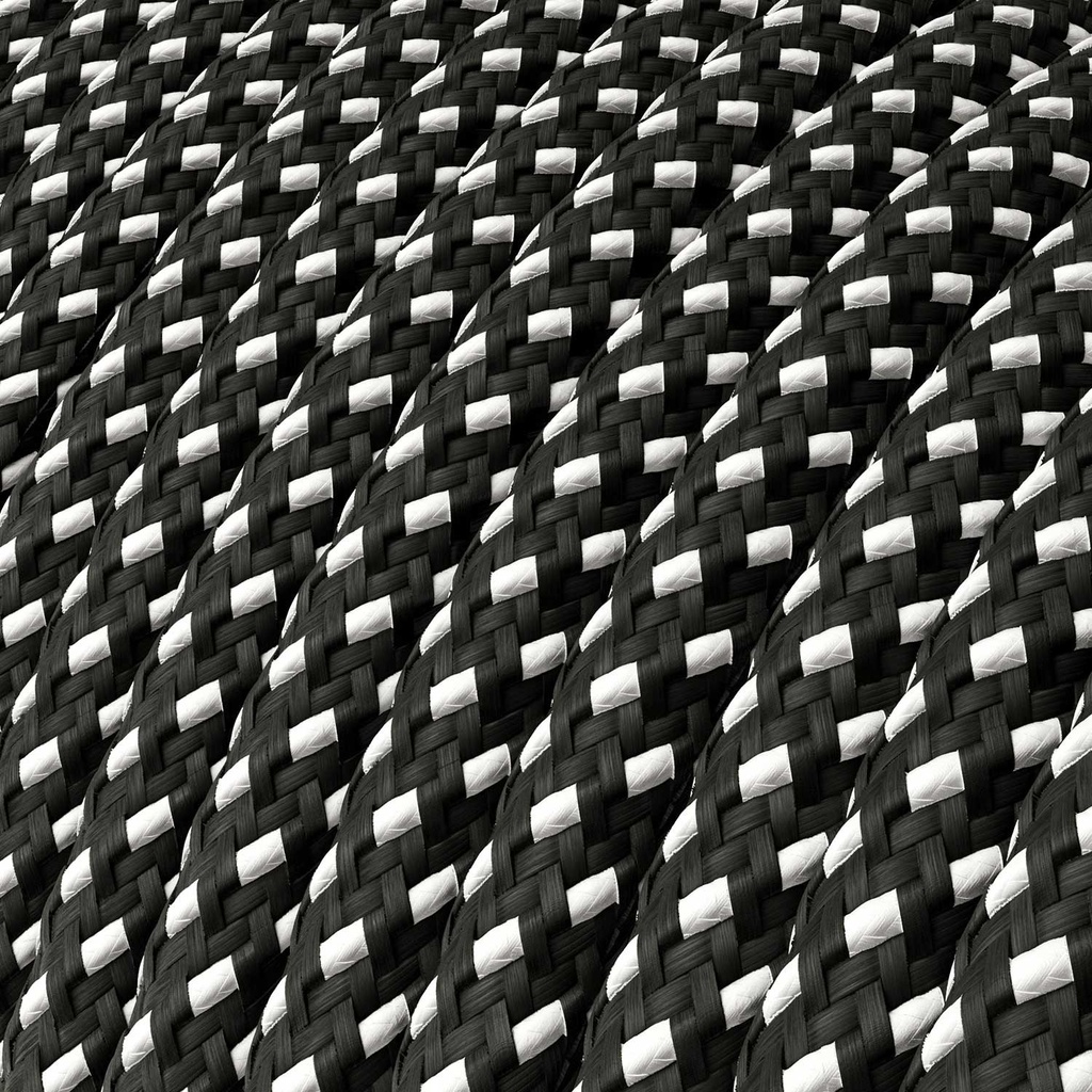 Cavo elettrico tessile lucido rotondo RT 3D 2x0.75mm / 3x0.7 1