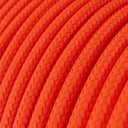 Cavo elettrico tessile rotondo lucido RF15 2x0.75mm / 3x0.75mm – Arancione fluo, 2x0,75 mm² – foto 2