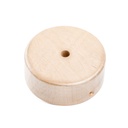 Mini cylindrical wooden ceiling rose kit with 1 central hole – Neutral – photo 3