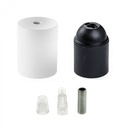 Wooden E27 lamp holder kit – White – photo 2