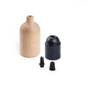 Kit douille E27 en bois avec serre-câble dissimulé – Neutre – photo 2