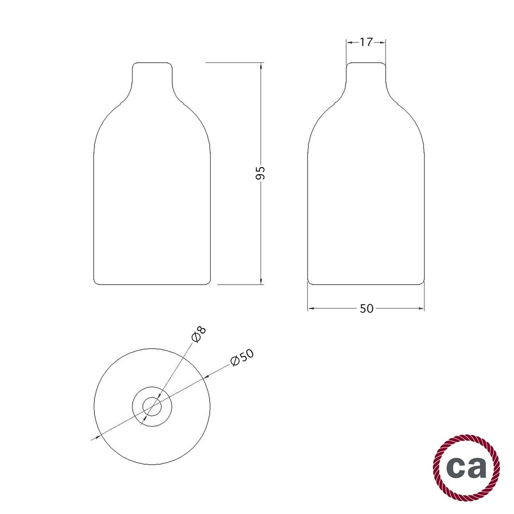 Kit douille E27 en bois avec serre-câble dissimulé – Neutre – photo 4