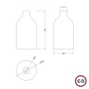 Kit douille E27 en bois avec serre-câble dissimulé – Neutre – photo 4