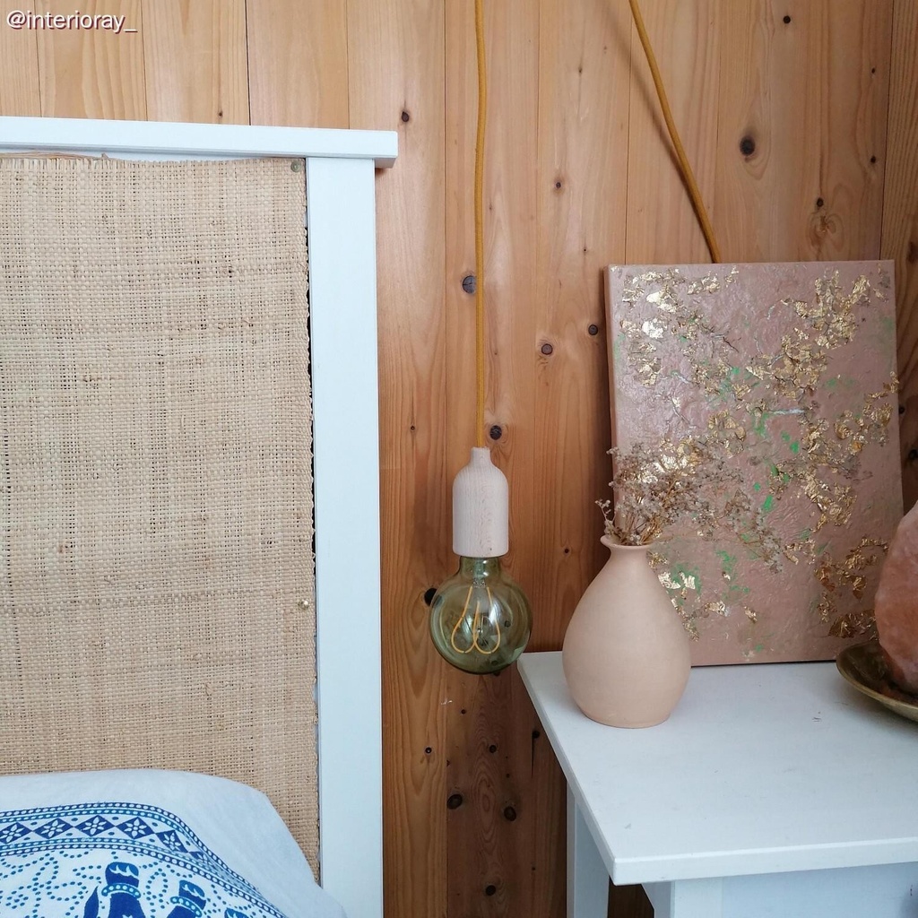 Kit douille E27 en bois avec serre-câble dissimulé – Neutre – photo 22