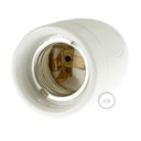 Porcelain E27 lamp holder kit – white – photo 4