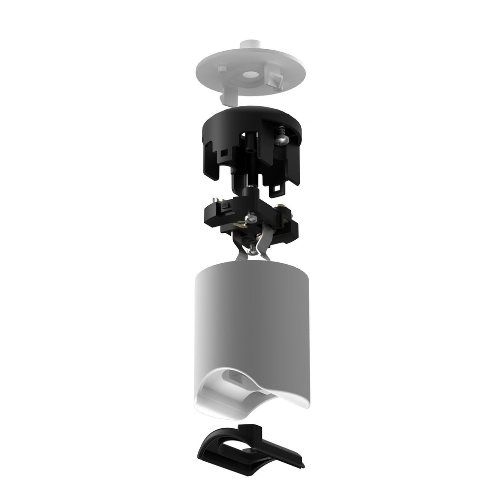 Kit portalampada esse14 per lampade a sospensione con attacco S14d – Bianco – foto 3