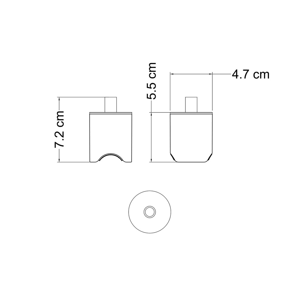 Kit portalampada esse14 per lampade a sospensione con attacco S14d – Bianco – foto 4