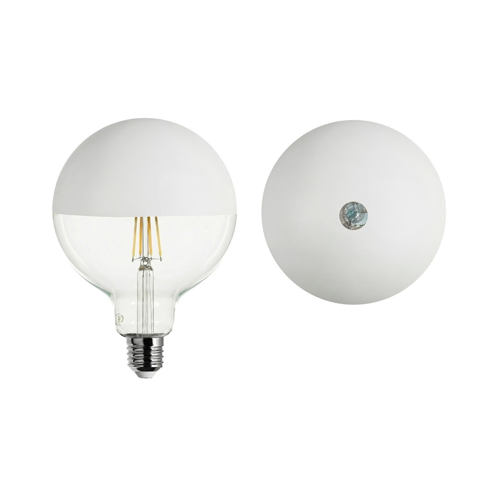 Lampadina LED Maria G125 4.8W 806lm E27 2700K dimmerabile – bianco – foto 2