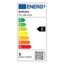 LED-Glühbirne Sofia G125 4.8W 806lm E27 2700K dimmbar – Weiß – Foto 2