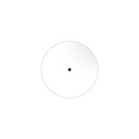 Rosace Rose-One ronde, diamètre 200 mm avec 1 trou et 4 trous latéraux – Blanc, Blanc mat – photo 6