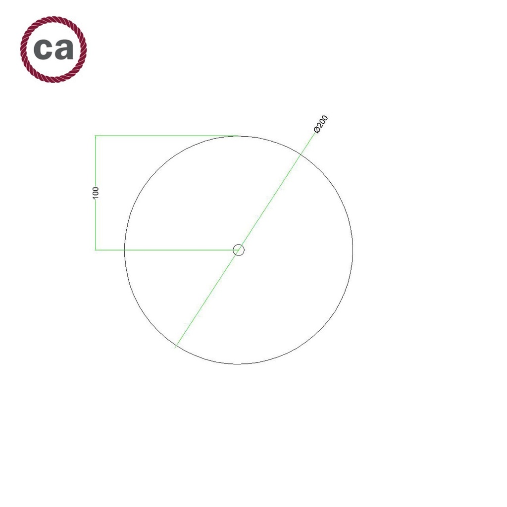 Rosace Rose-One ronde, diamètre 200 mm avec 1 trou et 4 trous latéraux – Blanc, Blanc mat – photo 8