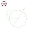 Rosace Rose-One ronde, diamètre 200 mm avec 1 trou et 4 trous latéraux – Blanc, Blanc mat – photo 8