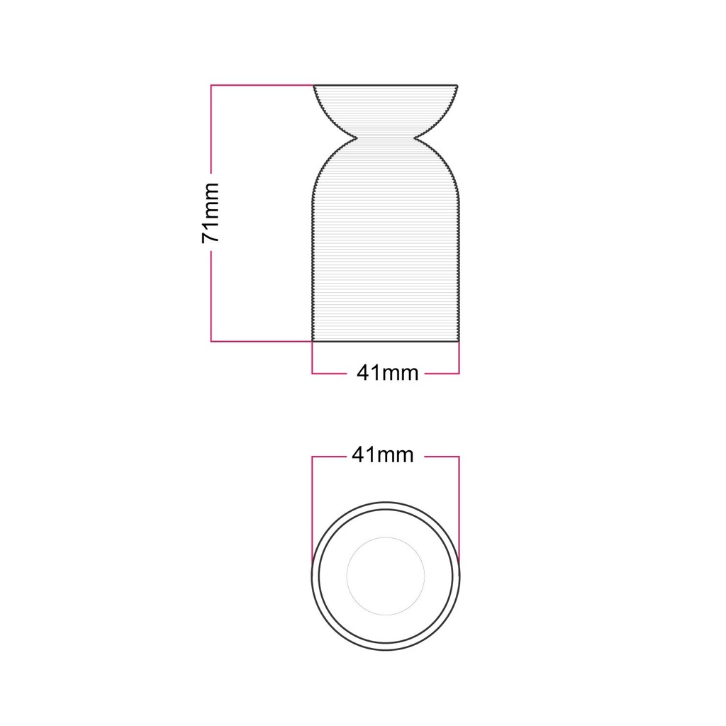 E27-Lampenfassungskit aus recyceltem Kunststoff im 3D-Druck – Creme – Foto 6