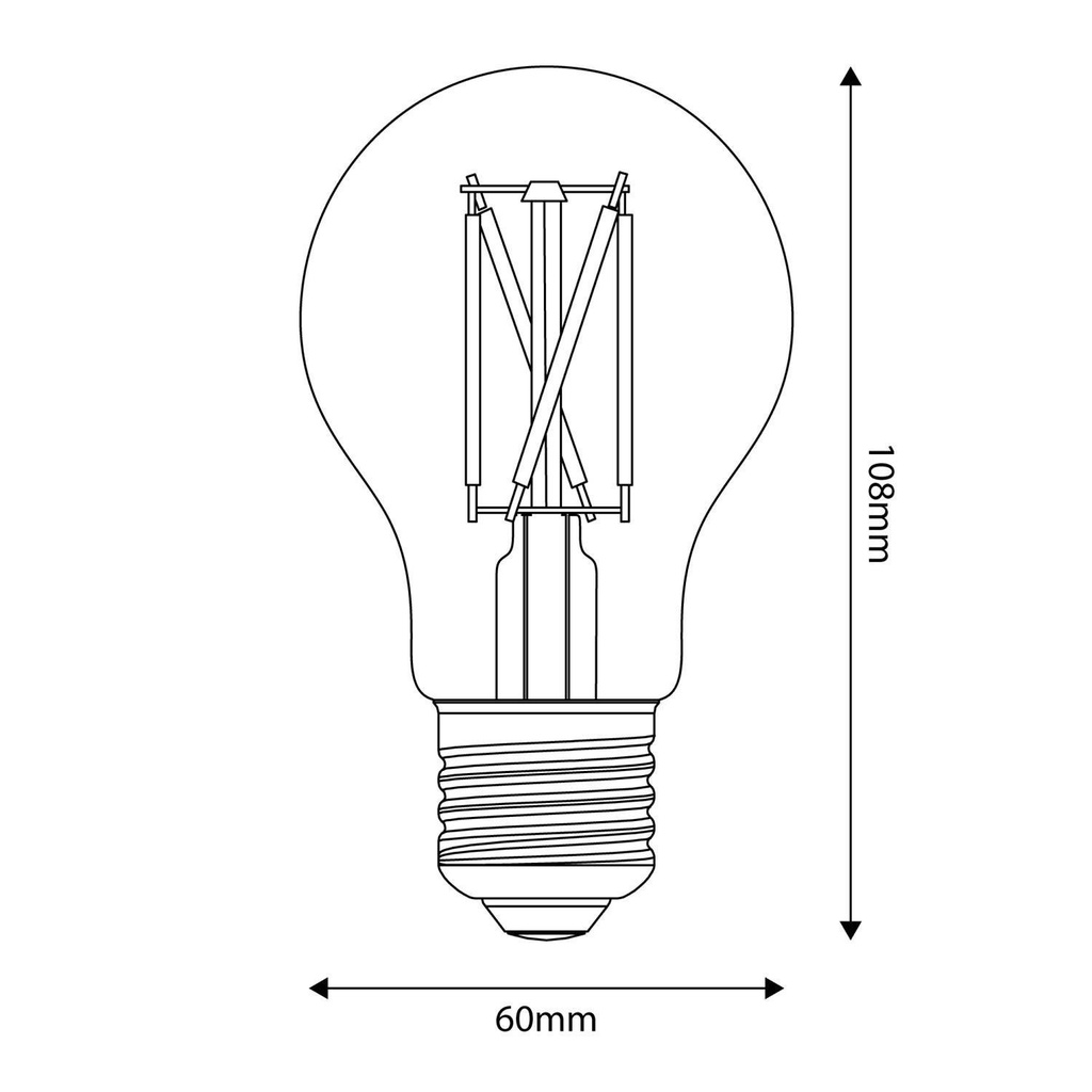 Ampoule LED effet porcelaine CRI 95 A60 11W 1055Lm E27 2700K dimmable - P07 – photo 3