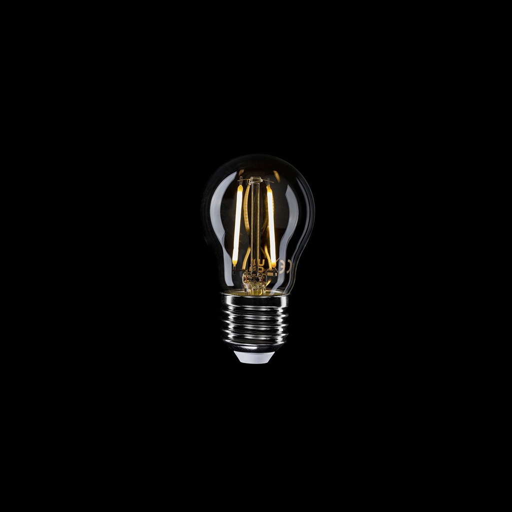 LED-Glühbirne Transparent Globetta G45 2W 136Lm E27 2700K – E08 – Foto 2