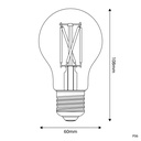 LED-Leuchtmittel Porzellan-Effekt CRI 95 A60 7W 640Lm E27 2700K dimmbar - P06 – Foto 3