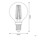 Lampadina LED effetto porcellana CRI 95 G45 5,9W 550Lm E14 2700K dimmerabile - P01 – foto 3