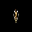 Lampadina LED dorata Carbon Line con filamento a spirale curvo, candela C35 2,5W 136Lm E14 1800K dimmerabile - C01 – foto 2