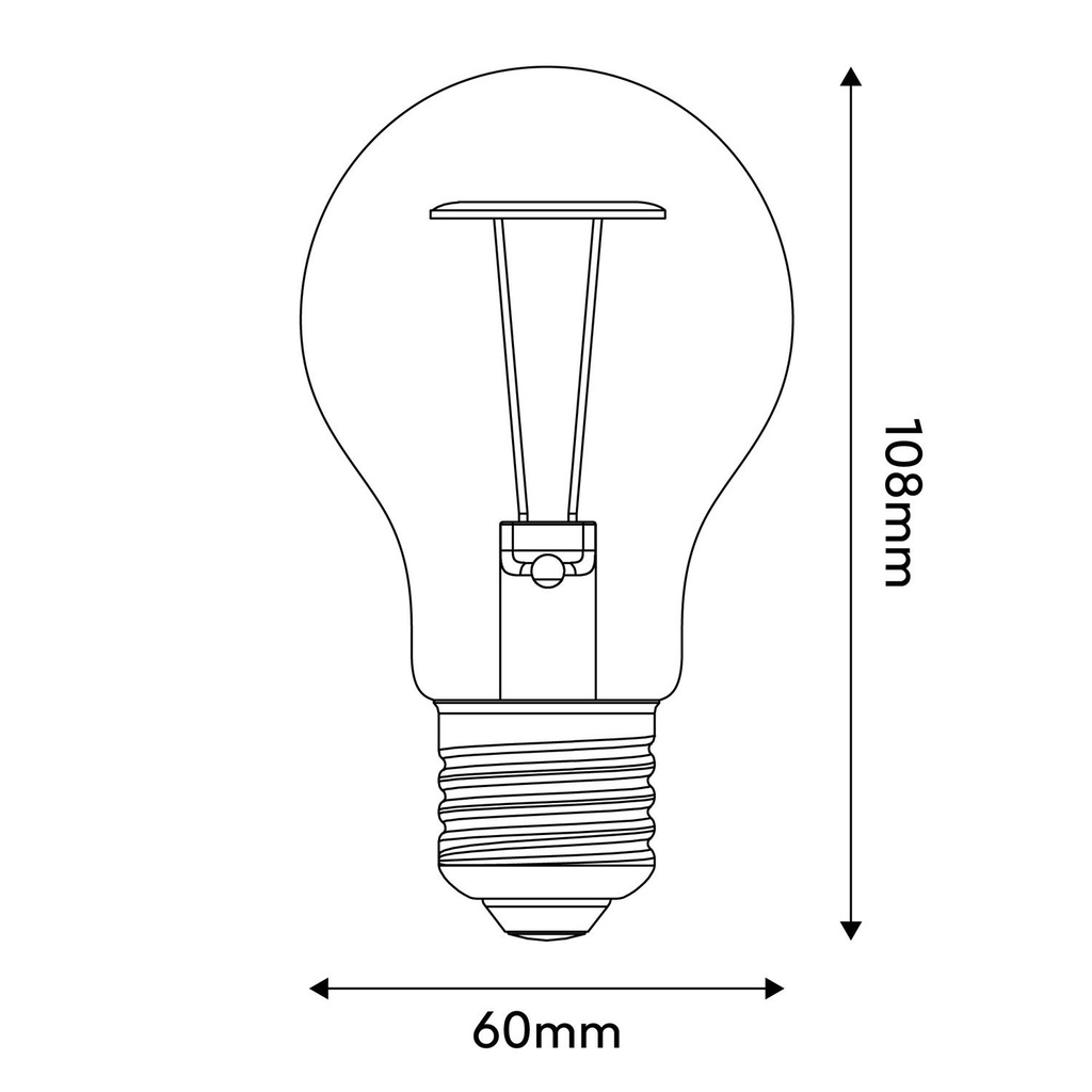 LED spot-effect bulb A60 7W 806Lm 2700K dimmable - A08 – photo 8